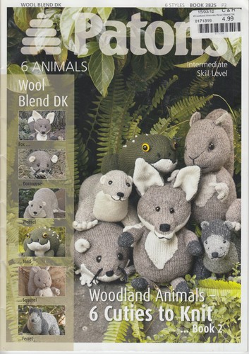 Woodland animals 3825 patons - woodland,