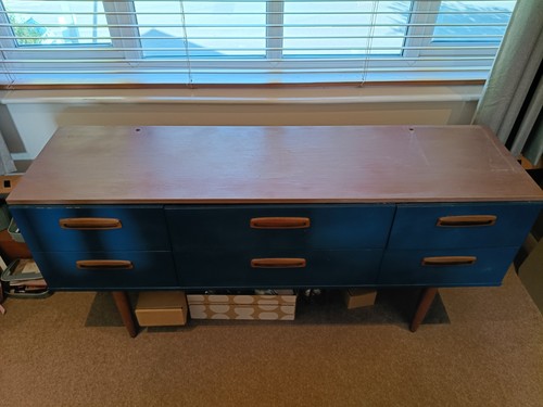 Mid century wooden - , sideboard