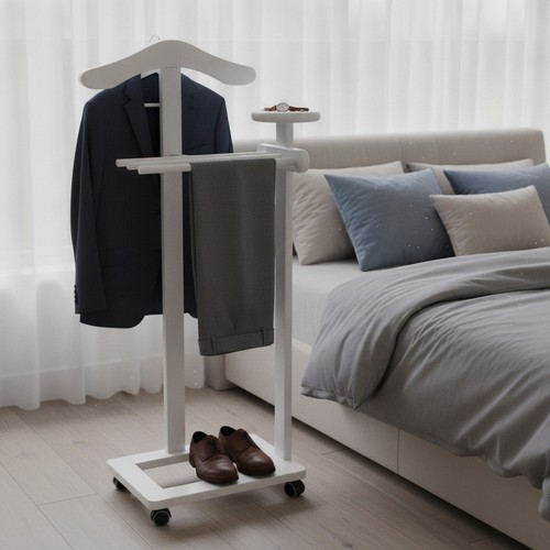 Antimo clothes valet - clothes, beech