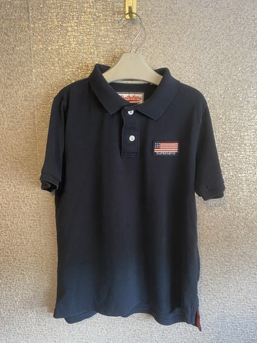 Super dry black polo - super,