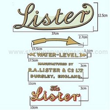Lister Transfer Set For Lister