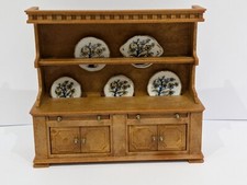 Sylvanian Families Vintage TOMY  Welsh Dresser with ceramic crockery