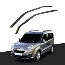 Vauxhall Combo D 2011-2018 Van Wind Deflectors 2pc Tinted