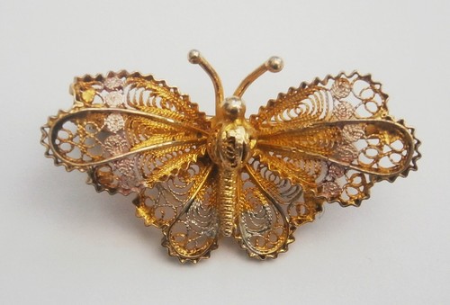 S473 vintage silver gold - vintage,
