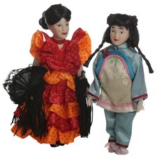 Set of 2 Porcelain Chinese