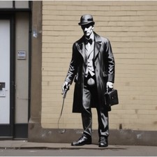‘Banksy’ Sherlock Holmes