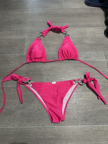 Womens hot pink string bikini - womens,