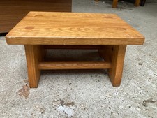 Solid Natural Wooden Footstool