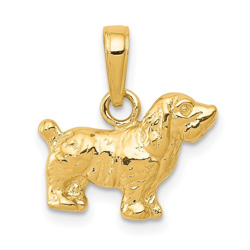 10k yellow gold - gold, cocker
