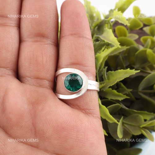 Sterling silver lab green - sterling,