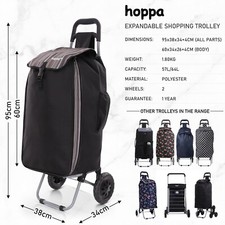 Expandable shopping trolley - shopping,