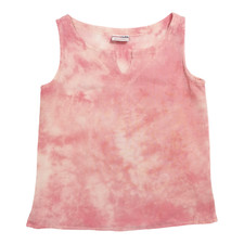 Pink Tie Dye 100% Cotton Tank
