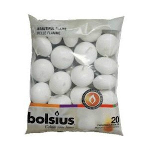 Premium bolsius white floating - bolsius,