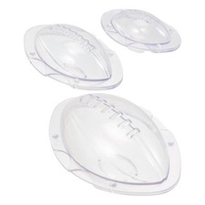 3 Pcs Rugby Ball Mould Novelty