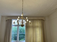 Large 12 Light Brass