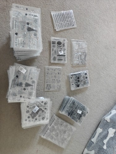 Joblot 175 different clear - different,