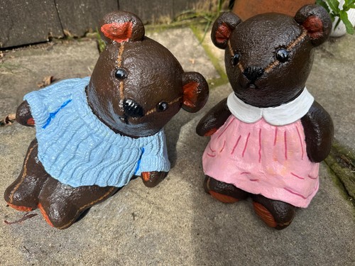 Vintage baby bears garden - baby,