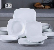 MALACASA 18 Pcs Porcelain