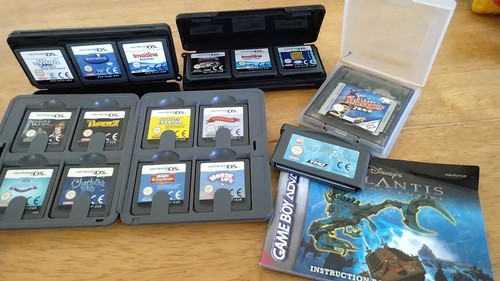 Game boy and old games - game,