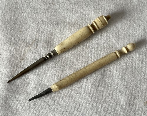 Vintage pair small bradawl - small, or