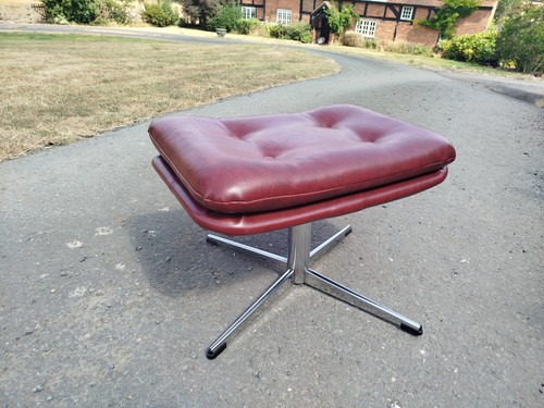 Vintage swivel footstool - swivel,