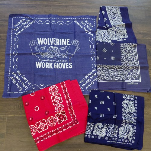 Lot vintage bandanas fast - lot,
