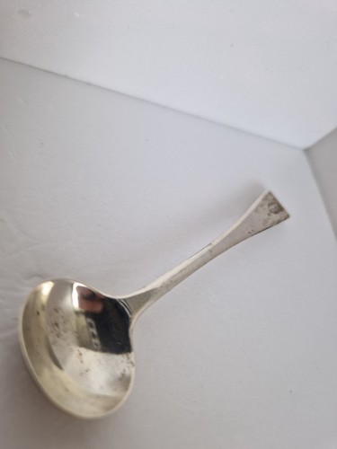 Sterling silver salt spoon - silver,