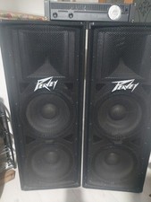 Pair Peavey PV215 Speakers And PV2600 Power Amplifier Great Condition