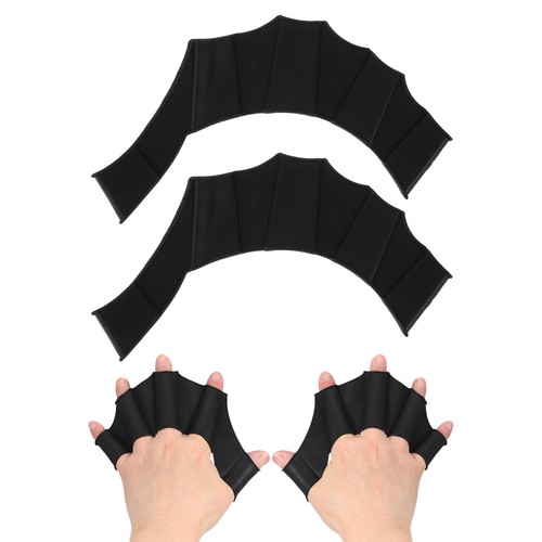 Silicone swimming gloves - swimming,
