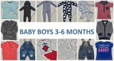 BABY BOYS CLOTHES CLOTHING - 3-6 MONTHS - MAKE / BUILD A BUNDLE - MULTI LISTING