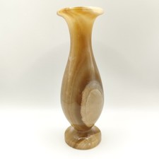 Vintage Onyx Marble Vase 20cm