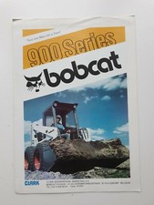 BOBCAT 900 SERIES SKID STEER LOADER SALES BROCHURE