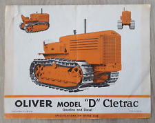 Oliver Model D Cletrac Tractor