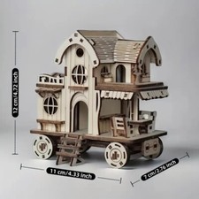 Wooden FAIRY Tree House Gypsy