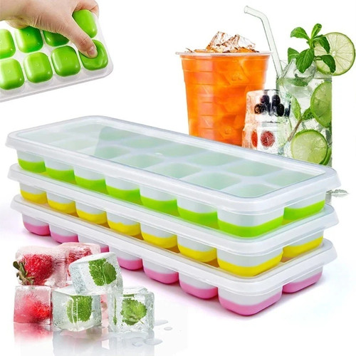 Silicone ice cube trays pack - trays,