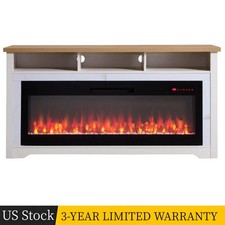 60" Electric Fireplace Real