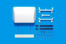 Tamiya brand Roof Spoiler WHITE for 1:14 RC Semi Trailers Tractor Trucks # 56564