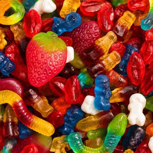 Jelly sweets mix from giant - sweets,
