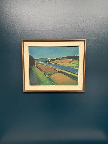 Mid century swedish oil - century, on
