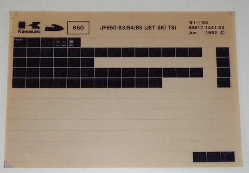 Microfiche spare parts - microfiche, catalog