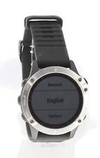 Garmin Fenix 6  47mm Black Case with Silver Bezel GPS Watch *Good Refurbished*