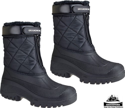 Ladies snow mucker - boots, fur