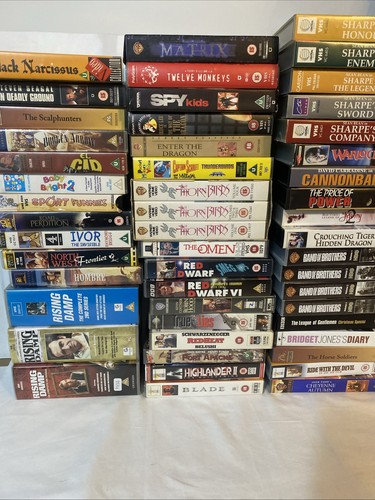 Vhs videos joblot - vhs, bundle
