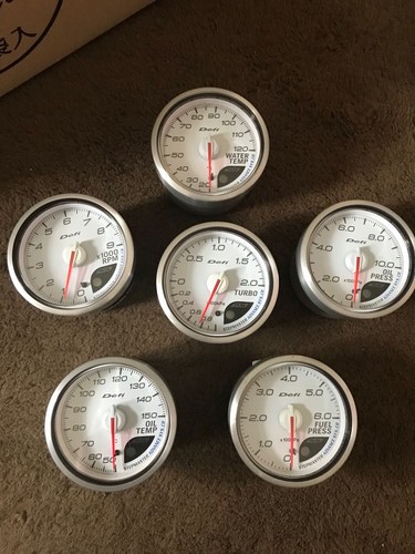 Defi 60mm gauge set - 6, boost