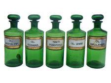 Antique apothecary bottles - antique,