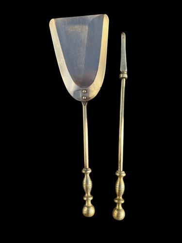 Fireside tools brass shovel - fireside,