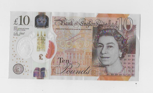 Cleland ten pound note - ten,