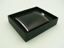Classic Leather Hip Flask in