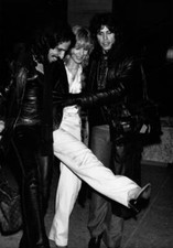 Richie Supa Steven Tyler & Cyrinda Foxe at the opening party - 1978 Old Photo