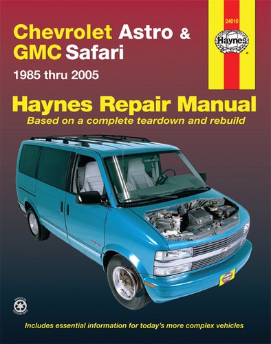 Chevrolet astro and gmc safari - and,